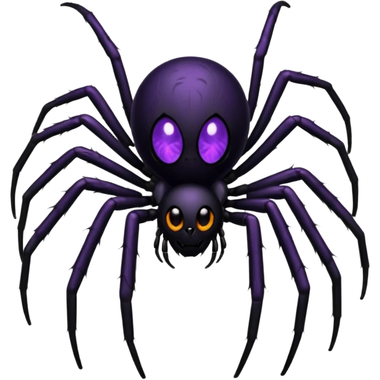 goth spider emoji
