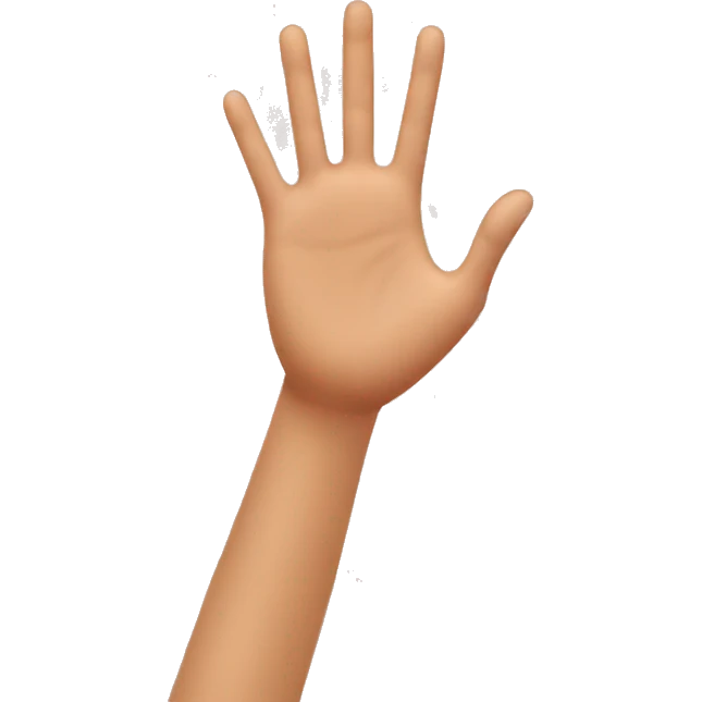 like with your hand emoji