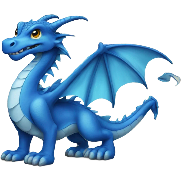 Blue dragon  emoji