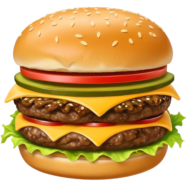 A ultra yummy Big Mac ad emoji