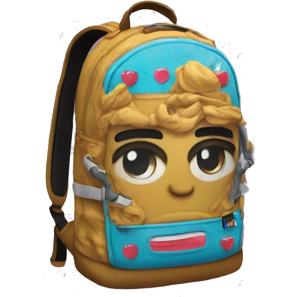 Sprayground backpack emoji