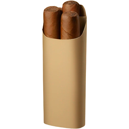 cigar packaging beige and black emoji