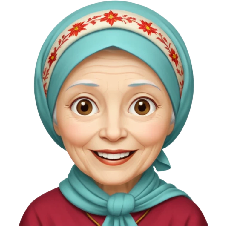 Старушка в платке СССР emoji