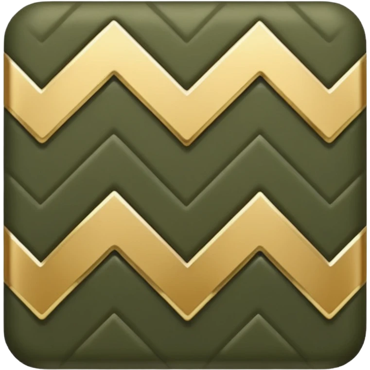 The "Member Chevron"
Concept: A single, simple military chevron (the "V" shape, like a Private First Class stripe).

Color: A gold or white chevron on a dark olive-green or gritty gray background. emoji