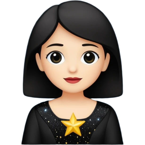 
esta noche solo las lula y estrellas sin fondo emoji