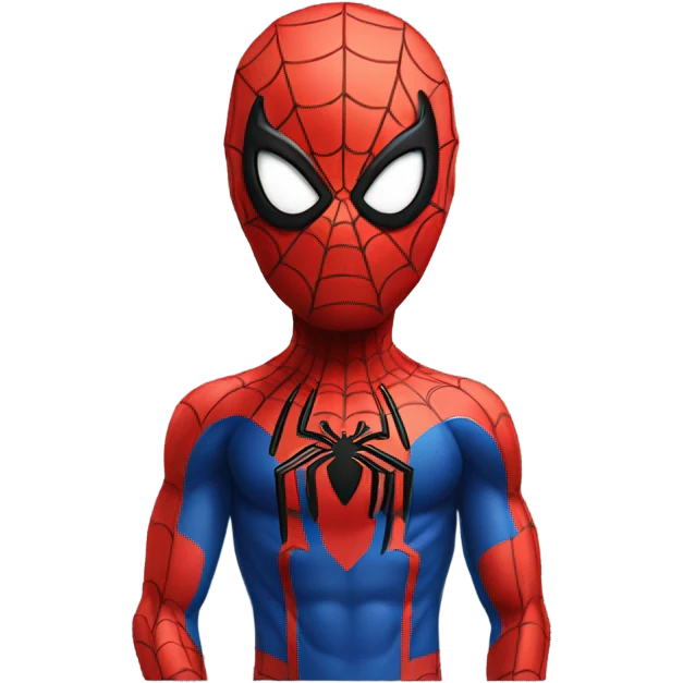 spiderman with heart emoji
