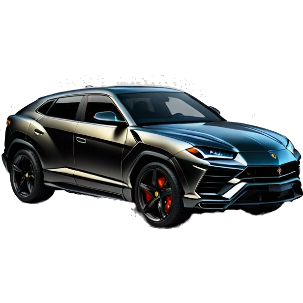 cian color Lamborghini urus emoji
