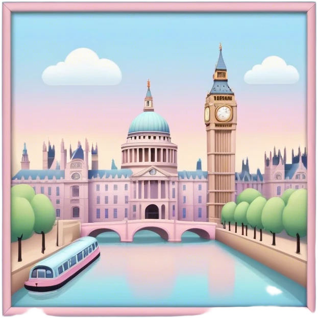 Pastel london emoji