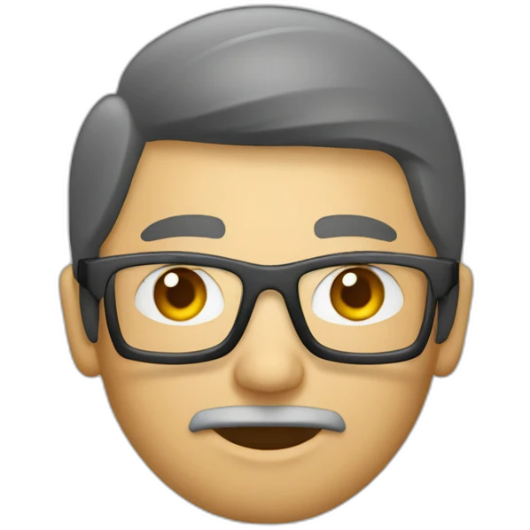 Consultor de procesos trabajando emoji
