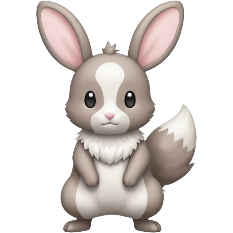 Minun-Minccino-Bunnelby-fusion, full body emoji