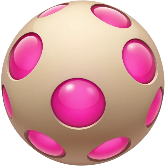 Молекулы красивые розово бежевые emoji