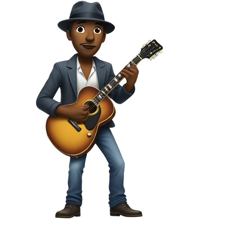 Blues Guitar Player emoji