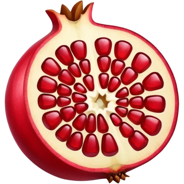 pomegranate sliced emoji