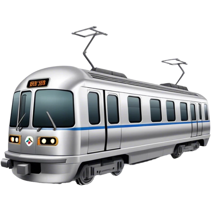 Subway Train (NYC) - Bombardier (Model Year: 2021) (Iconic colour: Silver) emoji