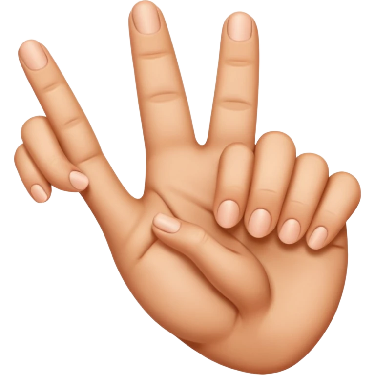 Contar con los dedos (dos) emoji