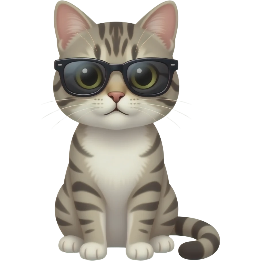 Cat wearing sunglasses emoji