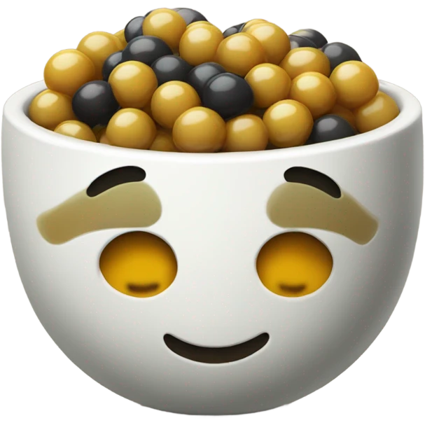 boba topping in a small bowl emoji
