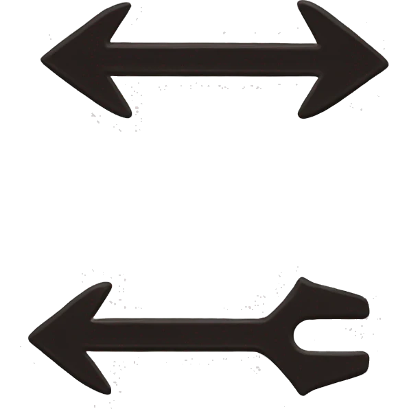 Two arrows, one up and one down emoji