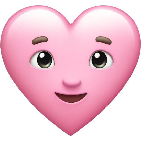 light pink heart emoji