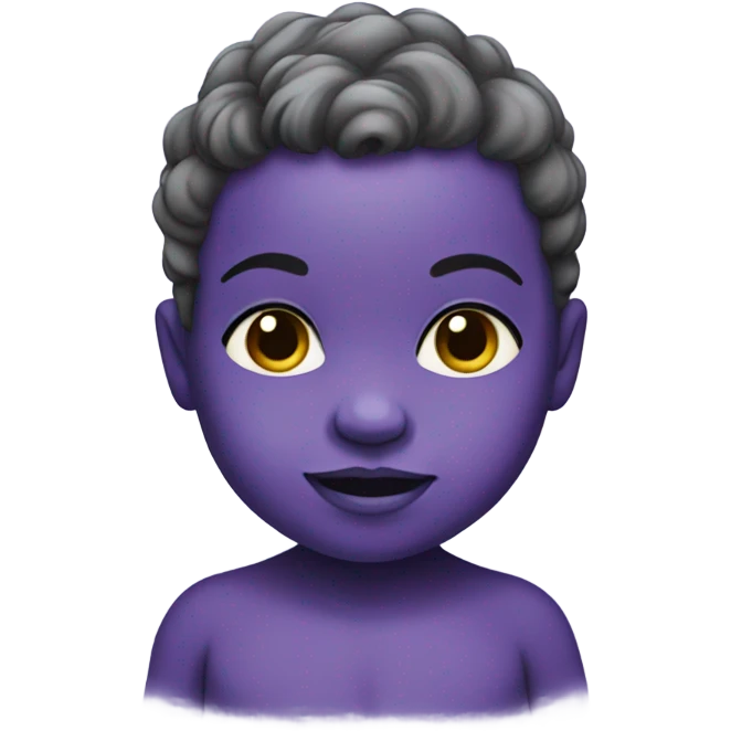 Purple baby emoji