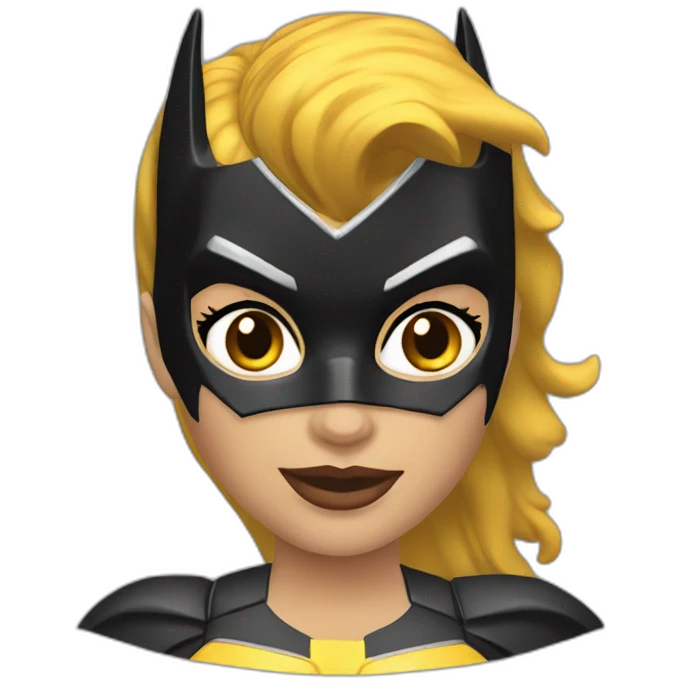 batgirl avec de l’argent emoji