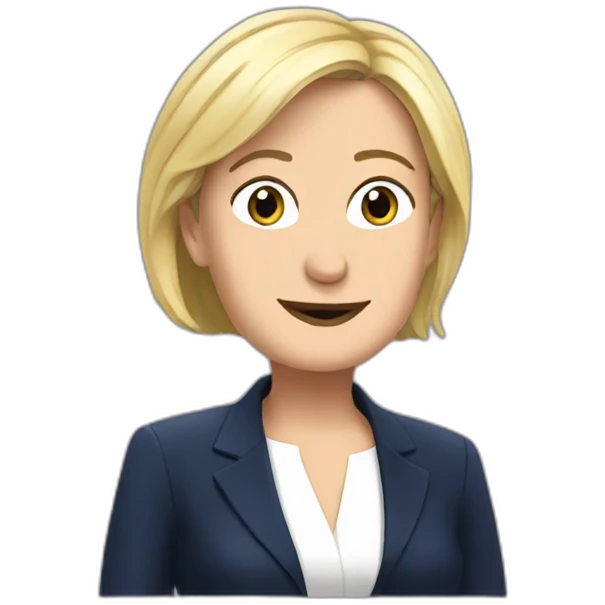 Marient le pen emoji
