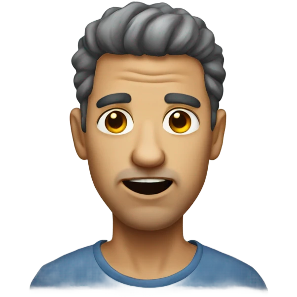 ugly man emoji