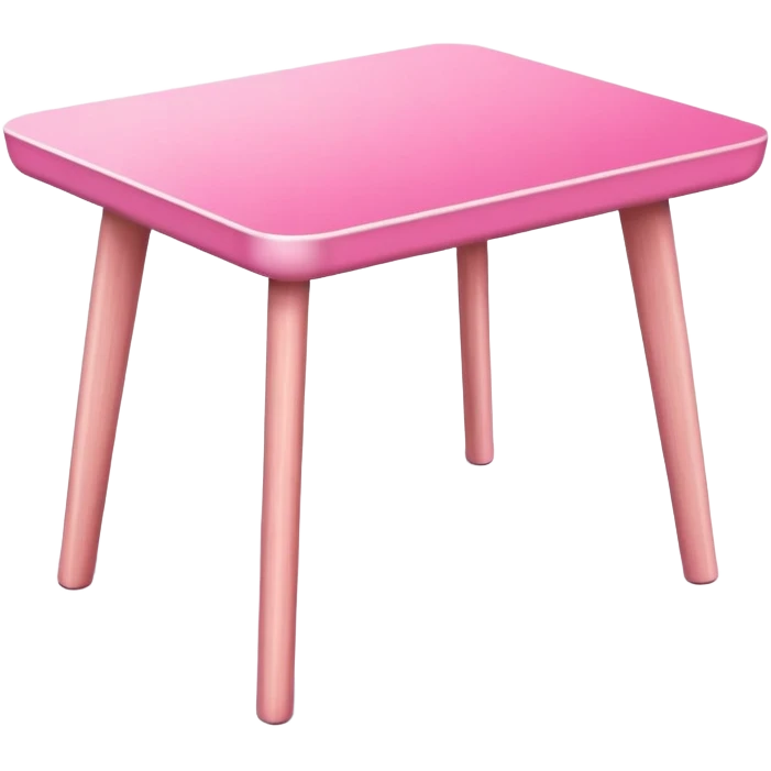 pink table emoji