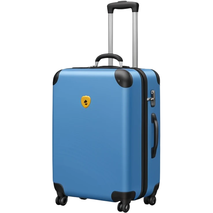 blue carry-on luggage emoji