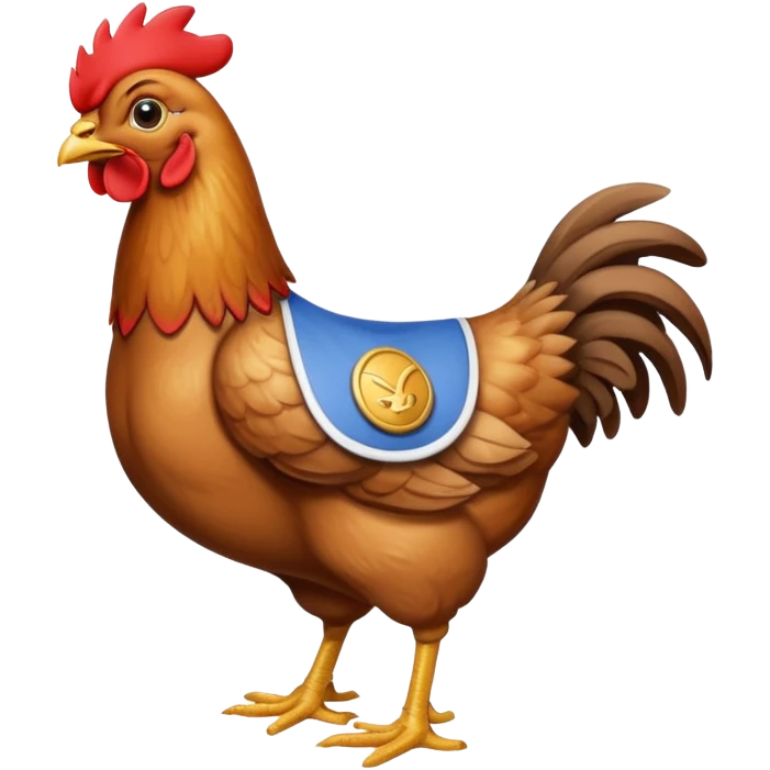 chicken jockey emoji