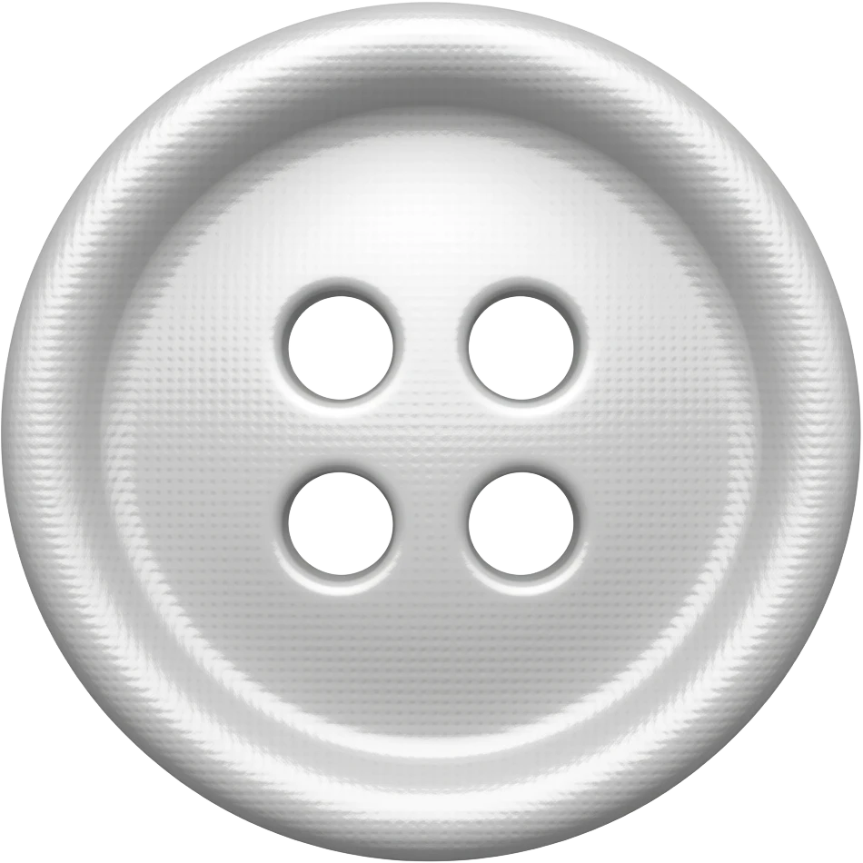 3D circle cotton button. only the cotton fabric nothing added to it. emoji