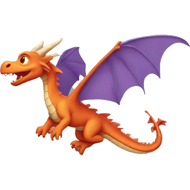 dragon flying emoji