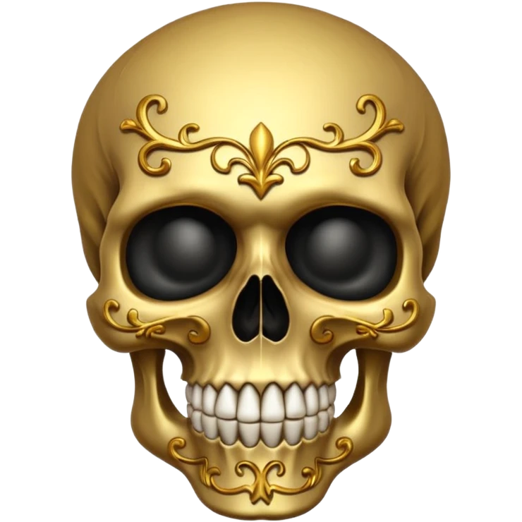 Bombastic skull emoji