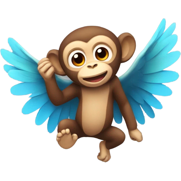 Flying monkey emoji