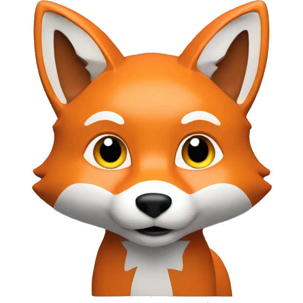 fox 3D working emoji