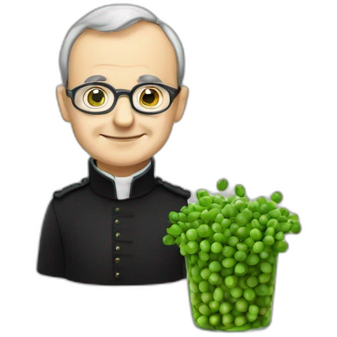 gregor mendel and his peas emoji