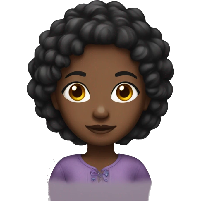 Black girl emoji