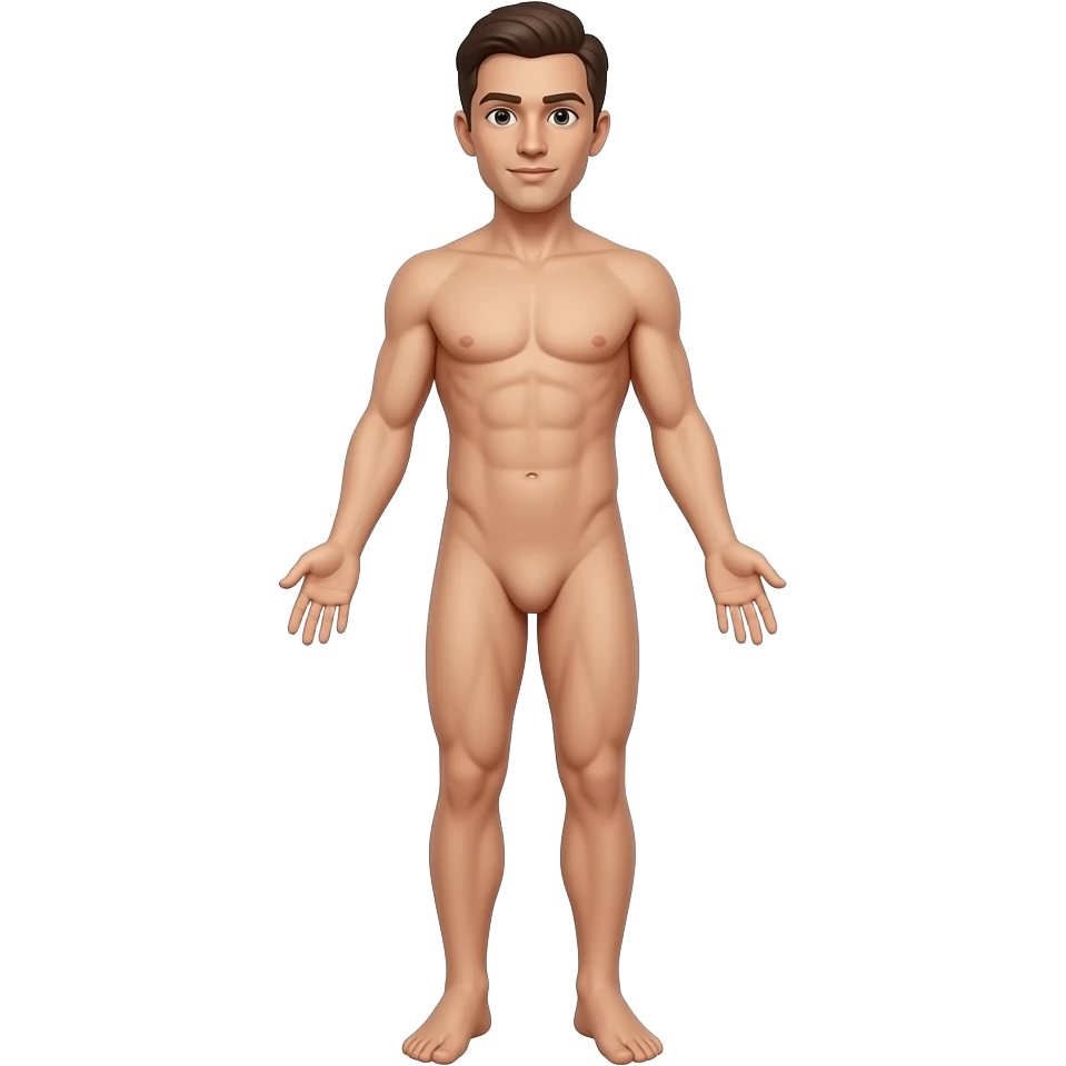 Whole body naked emoji