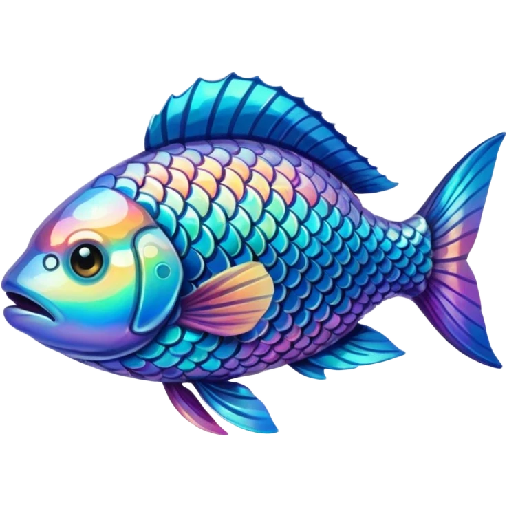 High resolution fish emoji