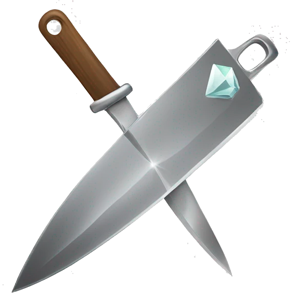 Scalpel With diamond emoji
