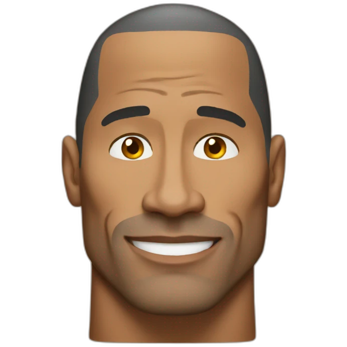 Dwayne Johnson emoji