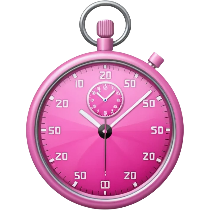 pink stopwatch  emoji
