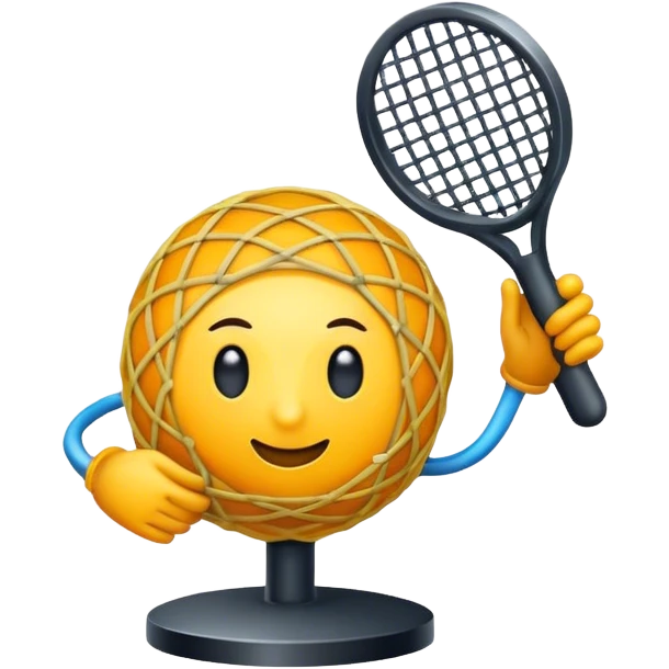 logo para una aplicación que se llama "Net Genius" usa el nombre de la aplicación para crear el logo emoji