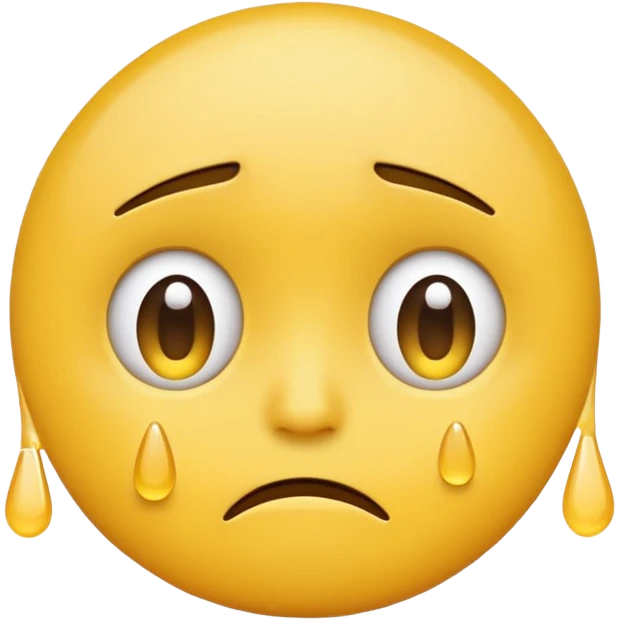 Sad, confused, emoji face not human emoji