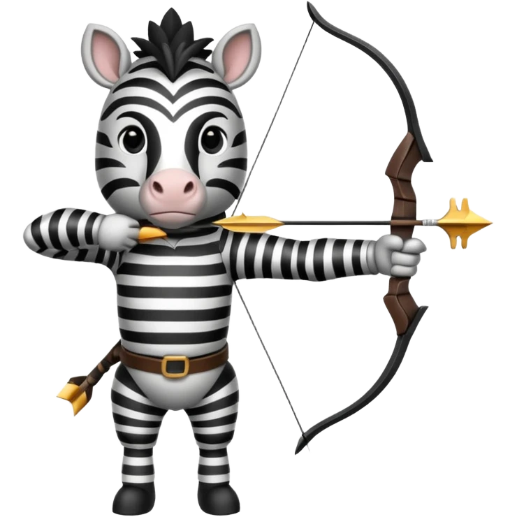 wild zebra archer emoji