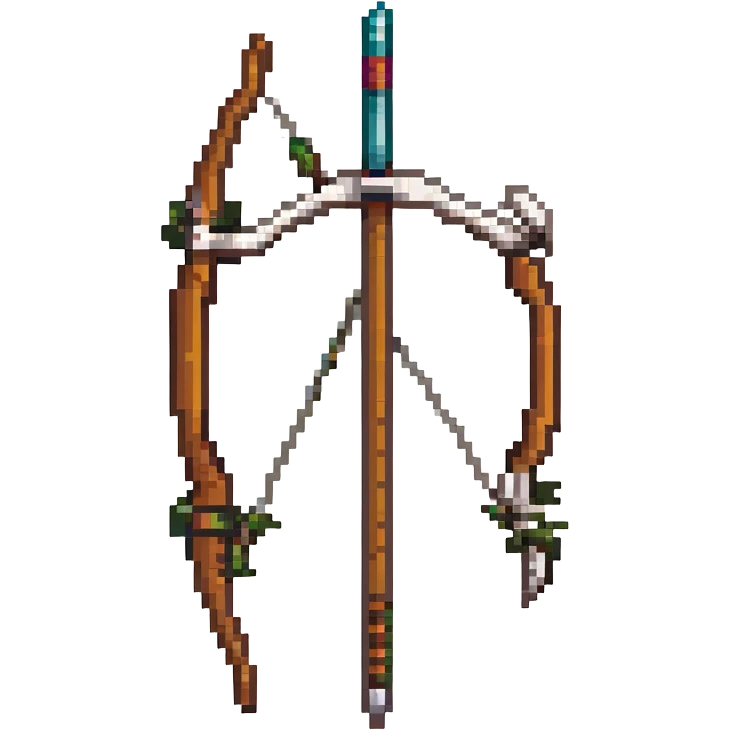 bow and arrow weapon from zelda emoji