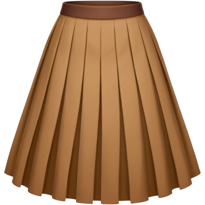 skirt brown emoji