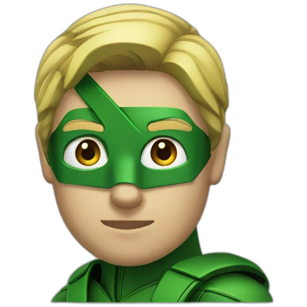 Green arrow person emoji