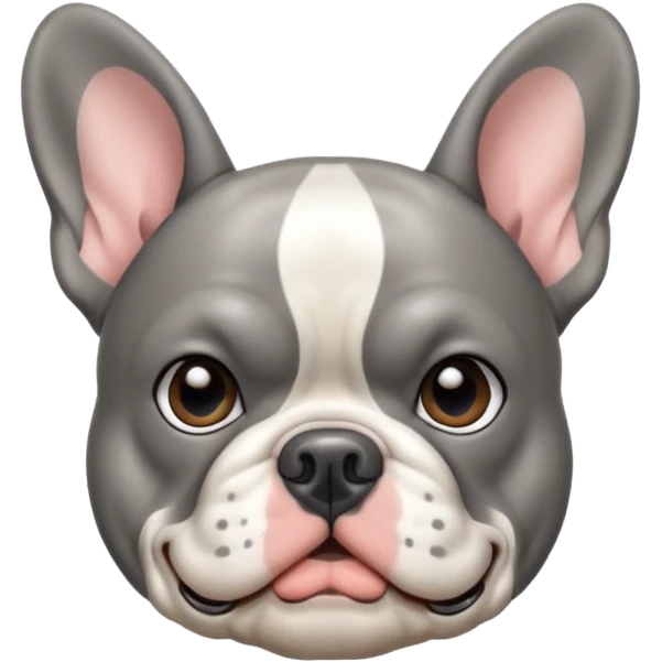 Gray Merle Frenchie emoji