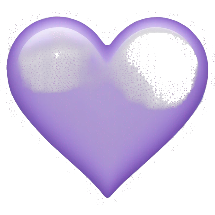 lavender heart emoji emoji
